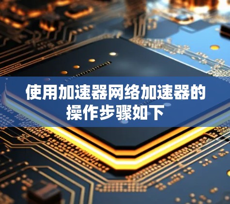 使用加速器网络加速器的操作步骤如下