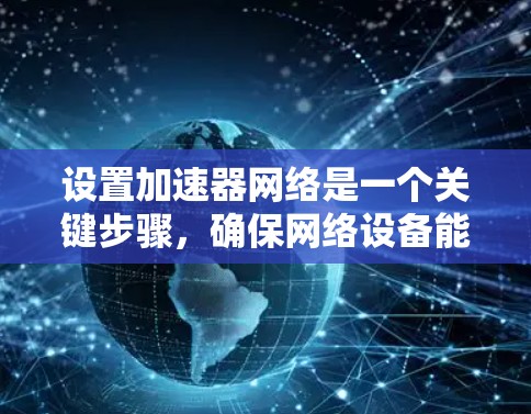 设置加速器网络是一个关键步骤，确保网络设备能够高效连接和工作。以下是对加速器网络设置的详细步骤