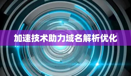 加速技术助力域名解析优化