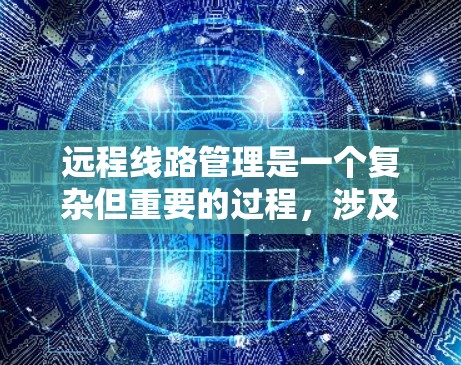 远程线路管理是一个复杂但重要的过程，涉及多个步骤和功能模块。以下是对远程线路管理的详细指南，帮助您更好地理解和操作