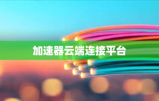 加速器云端连接平台