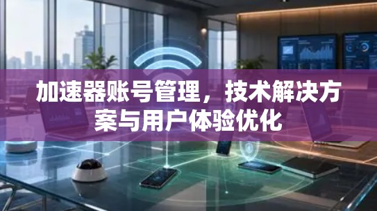 加速器账号管理，技术解决方案与用户体验优化