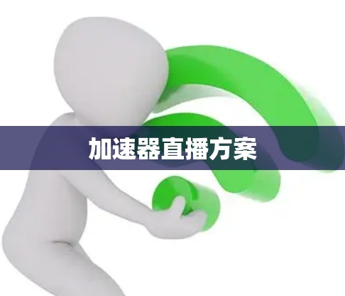 加速器直播方案