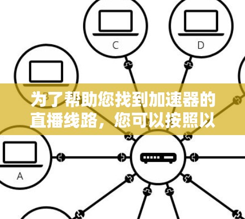 为了帮助您找到加速器的直播线路，您可以按照以下步骤操作