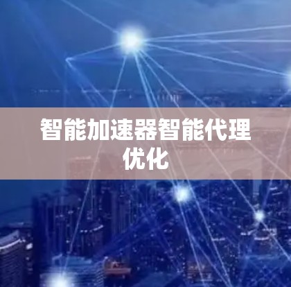 智能加速器智能代理优化