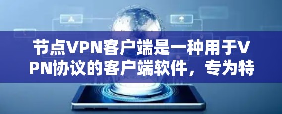 节点VPN客户端是一种用于VPN协议的客户端软件，专为特定的安全需求而设计。以下是关于节点VPN客户端的详细信息