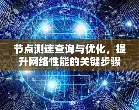 节点测速查询与优化，提升网络性能的关键步骤