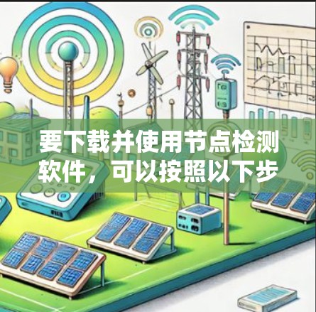 要下载并使用节点检测软件，可以按照以下步骤进行