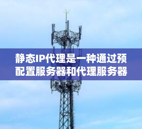 静态IP代理是一种通过预配置服务器和代理服务器管理IP地址分配的系统，无需动态更新，适合长期稳定服务的场景。以下是关于静态IP代理的详细分析