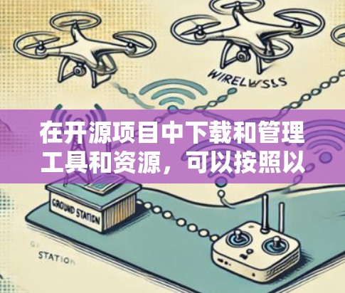 在开源项目中下载和管理工具和资源，可以按照以下步骤进行
