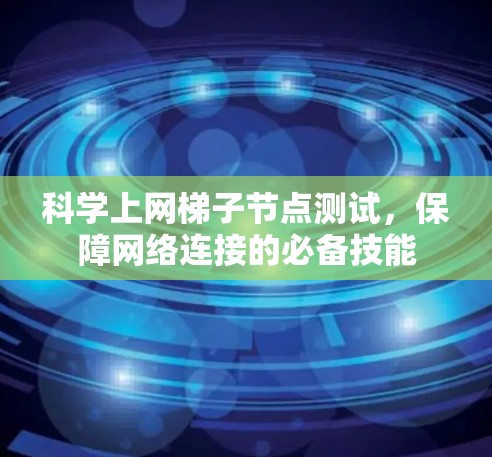 科学上网梯子节点测试，保障网络连接的必备技能