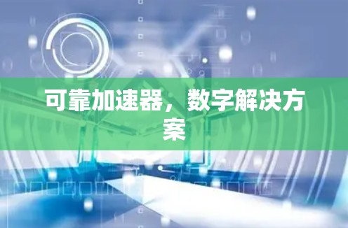 可靠加速器，数字解决方案
