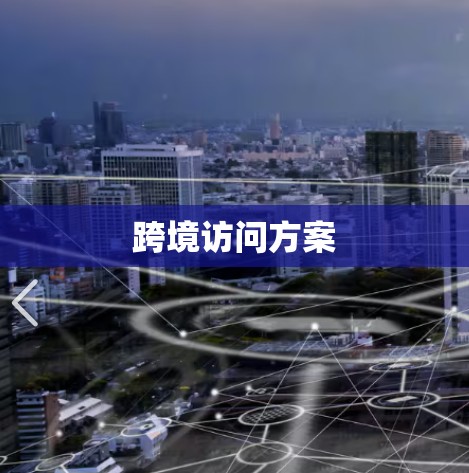 跨境访问方案