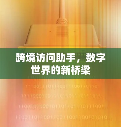 跨境访问助手，数字世界的新桥梁