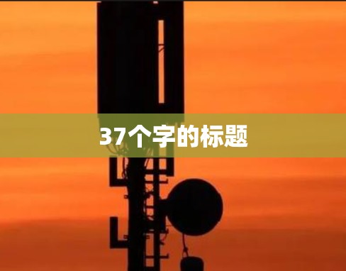 37个字的标题